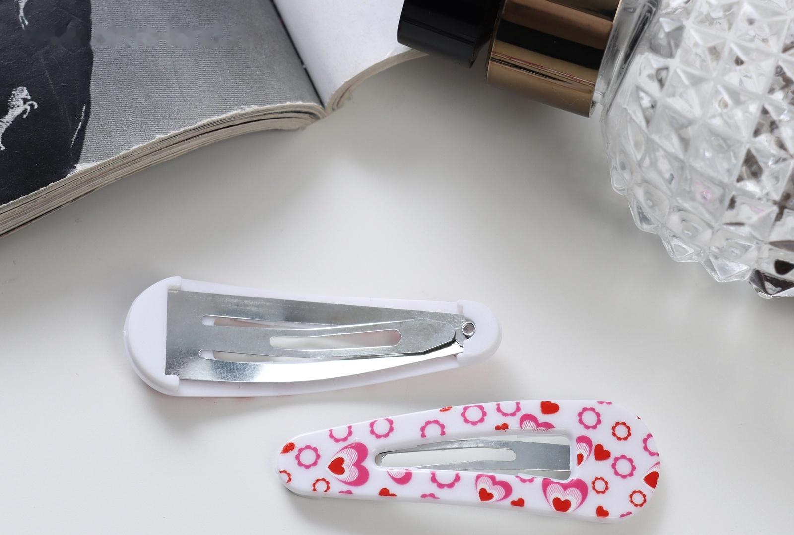 Невидимка для волос «Глория», набор 4 шт., любовь, 5 см