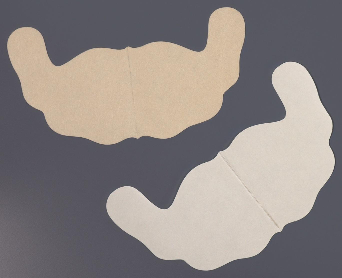 Тейпы для поддержки груди, р-р B (21.5×12 см), пара, на клеевой основе, бежевые