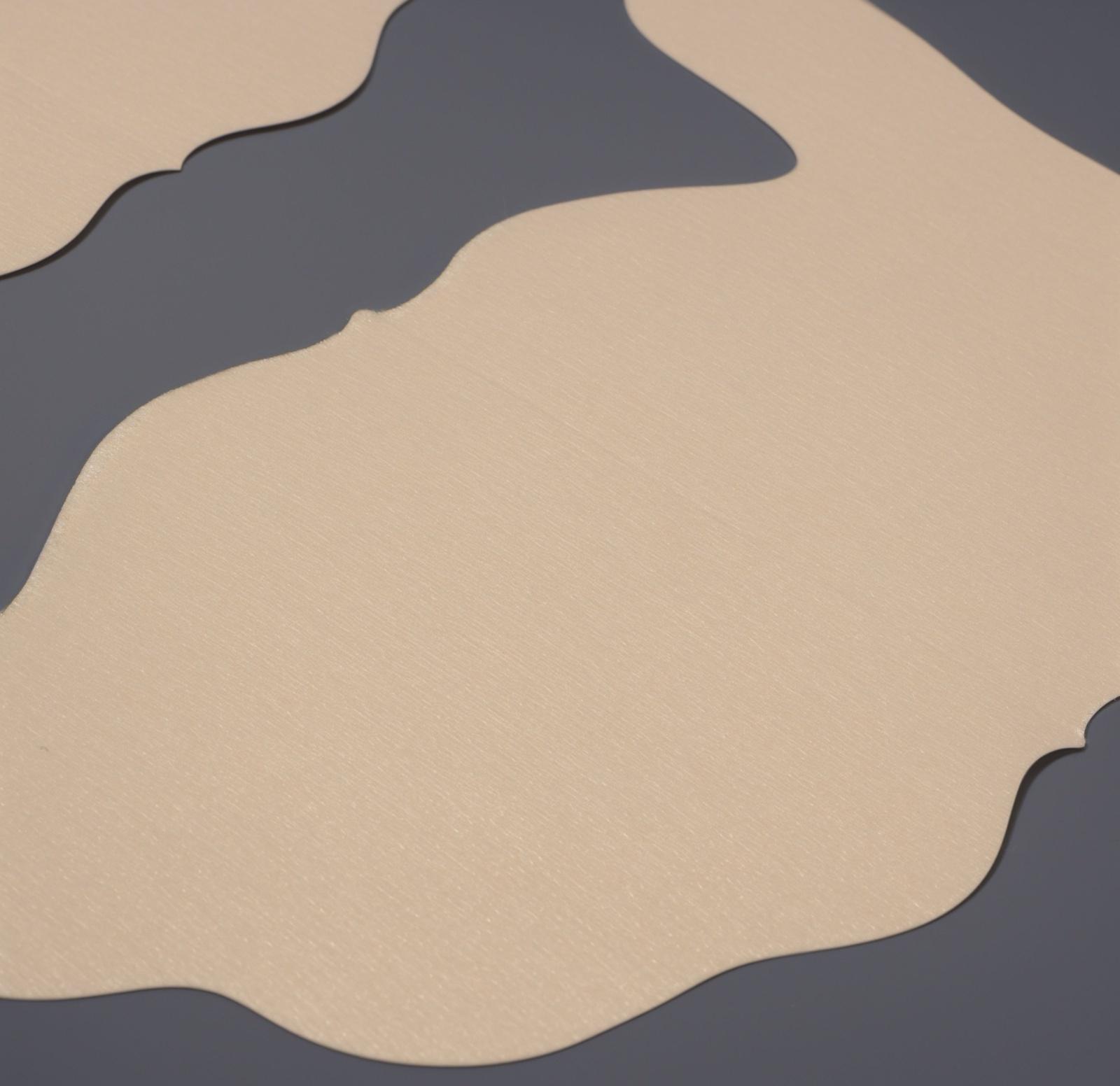 Тейпы для поддержки груди, р-р C (22×13 см), пара, на клеевой основе, бежевые