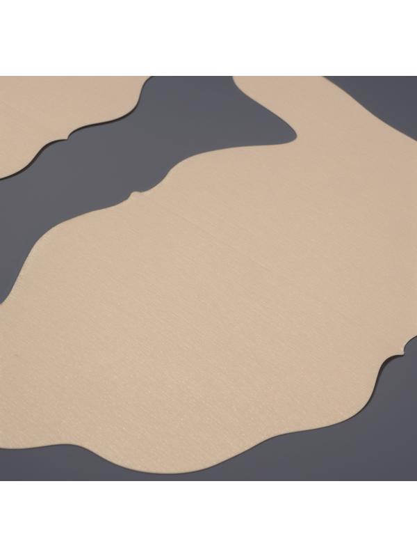 Тейпы для поддержки груди, р-р C (22×13 см), пара, на клеевой основе, бежевые