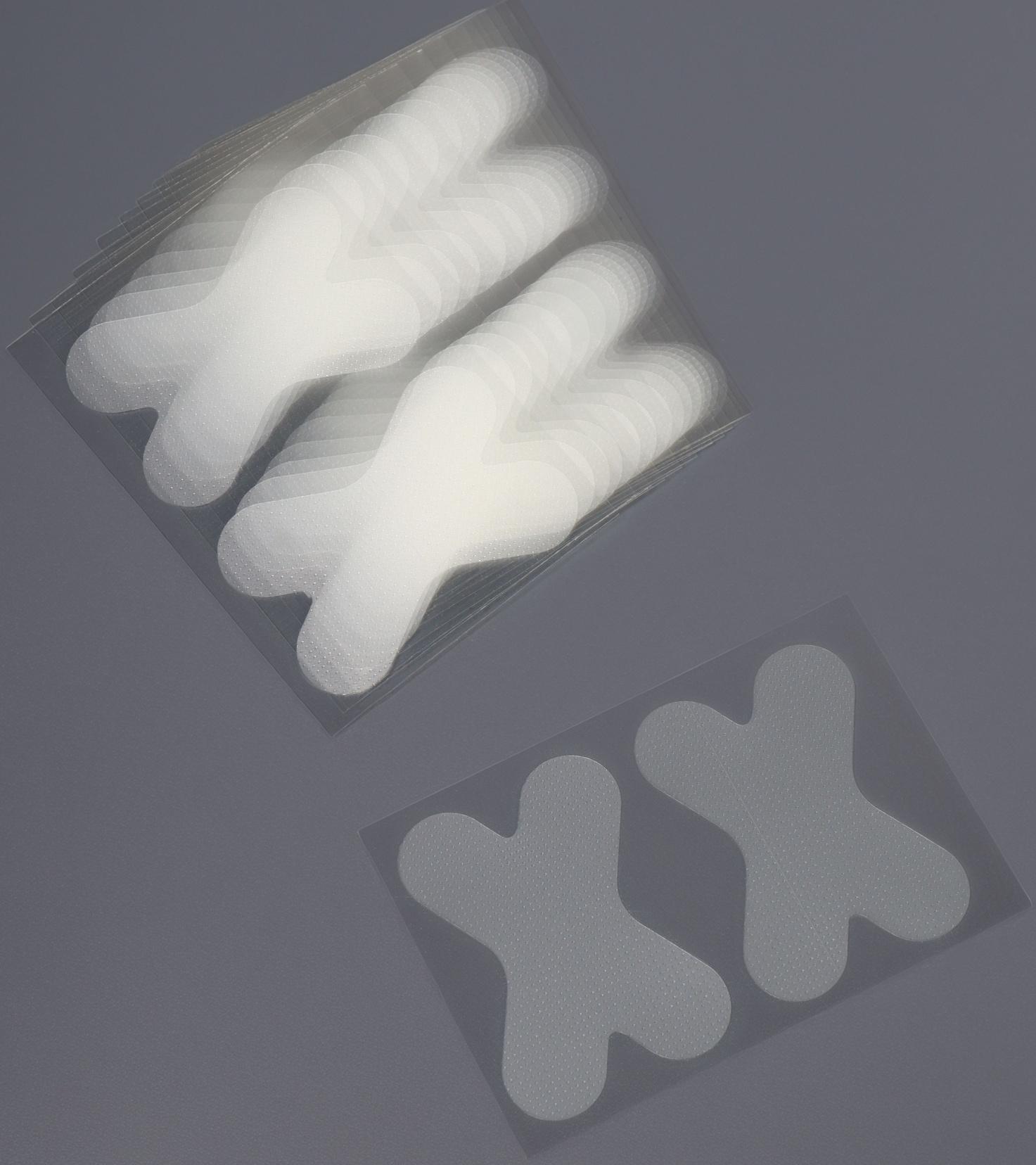 Пластины против храпа, набор - 30 шт., 5×3.5 см, на клеевой основе, на клеевой основе, прозрачные