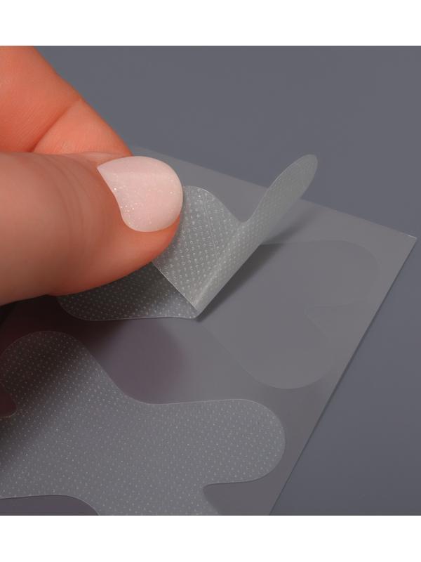 Пластины против храпа, набор - 30 шт., 5×3.5 см, на клеевой основе, на клеевой основе, прозрачные