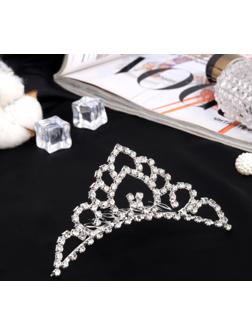 Диадема для волос «Медея» обаяние, 10×4 см, серебро