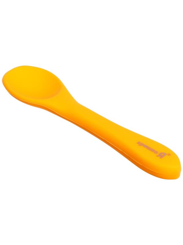 Набор для кормления «Мишка» тарелка и ложка, жёлтый, Крошка Я