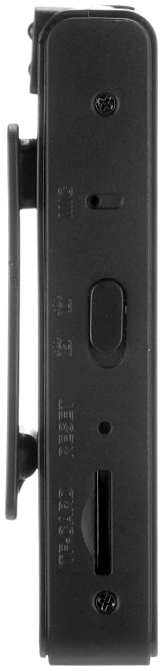 Видеокамера нагрудная CAM-16, 1920х1080, Full HD 1080 p, 2 Мп, Wi-Fi, Bluetooth, микрофон, чёрная