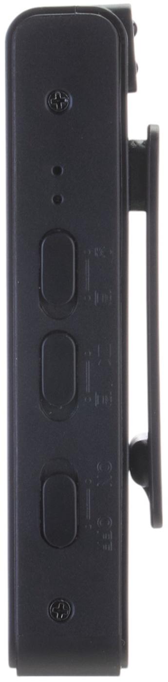 Видеокамера нагрудная CAM-16, 1920х1080, Full HD 1080 p, 2 Мп, Wi-Fi, Bluetooth, микрофон, чёрная