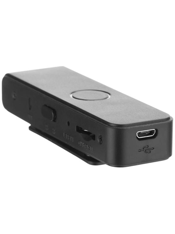 Видеокамера нагрудная CAM-16, 1920х1080, Full HD 1080 p, 2 Мп, Wi-Fi, Bluetooth, микрофон, чёрная