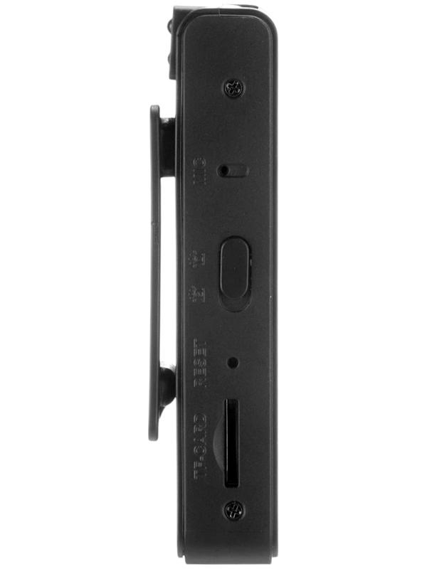 Видеокамера нагрудная CAM-16, 1920х1080, Full HD 1080 p, 2 Мп, Wi-Fi, Bluetooth, микрофон, чёрная