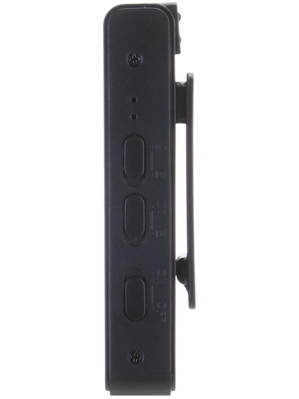 Видеокамера нагрудная CAM-16, 1920х1080, Full HD 1080 p, 2 Мп, Wi-Fi, Bluetooth, микрофон, чёрная