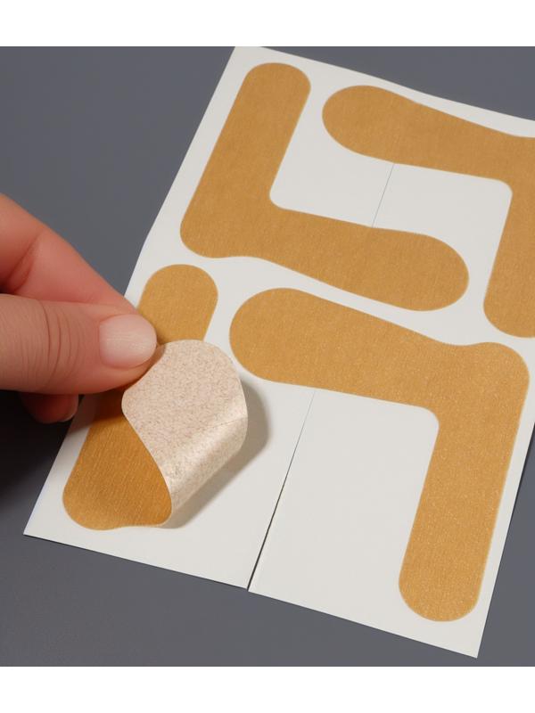 Тейпы для пальцев рук и ног, набор - 4 пары, бежевые