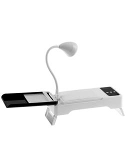 Лампа для маникюра, LED, 24 диода, 72 Вт, USB, складная, с дисплеем, белая