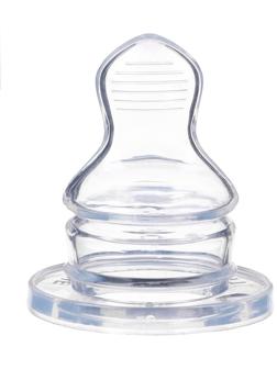 Соска на бутылочку Крошка Я, антиколиковая, классическое горло, от 0 мес., ортодонтическая, медленный поток