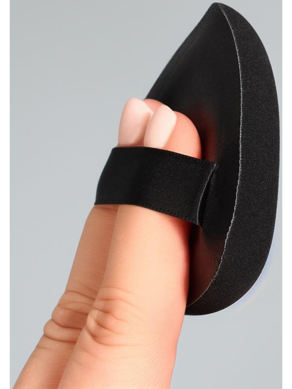 Спонжи для макияжа, в футляре, 3 формы: треугольник, овал, сердце, чёрные