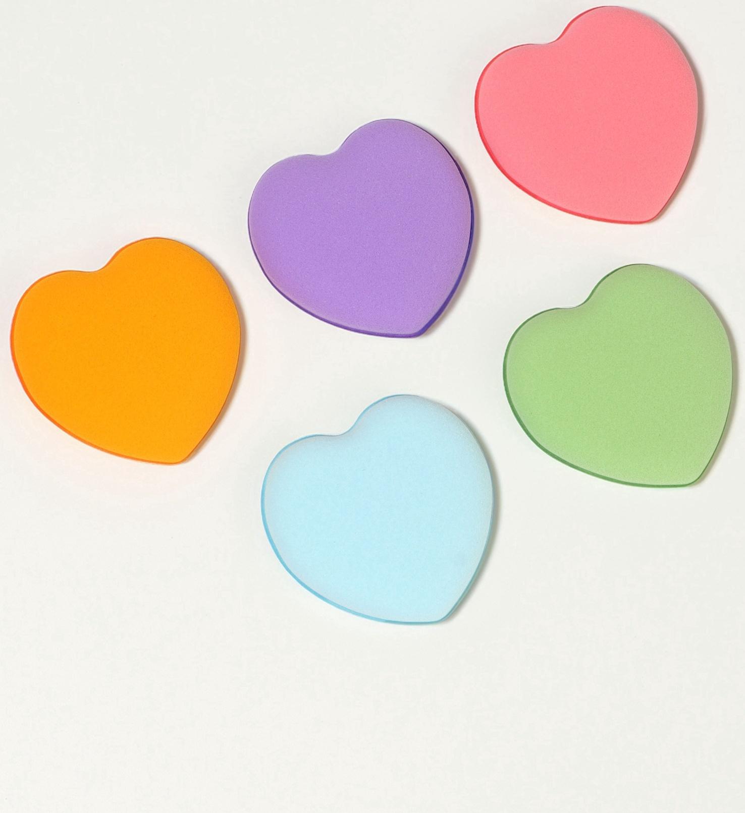 Спонжи для макияжа, в футляре, набор - 5 шт., МИКС