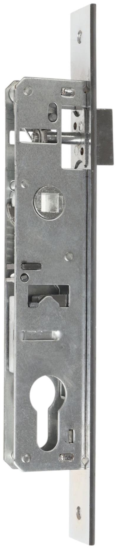 Замок врезной LOCKLAND, узкопрофильный, без ручек, Backset 20 мм, под ц/м, м/о 85 мм