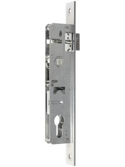 Замок врезной LOCKLAND, узкопрофильный, без ручек, Backset 20 мм, под ц/м, м/о 85 мм