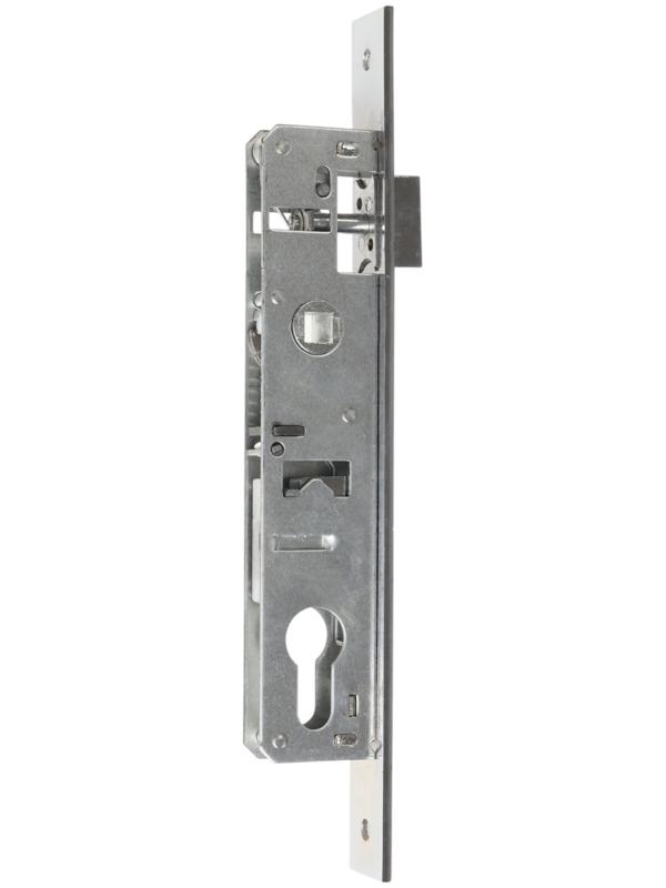 Замок врезной LOCKLAND, узкопрофильный, без ручек, Backset 20 мм, под ц/м, м/о 85 мм