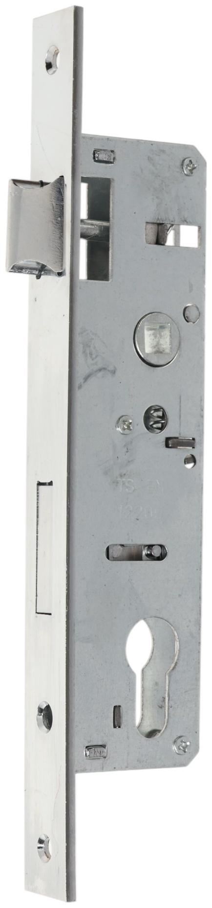 Замок врезной LOCKLAND, узкопрофильный, без ручек, Backset 30 мм, под ц/м, м/о 85 мм