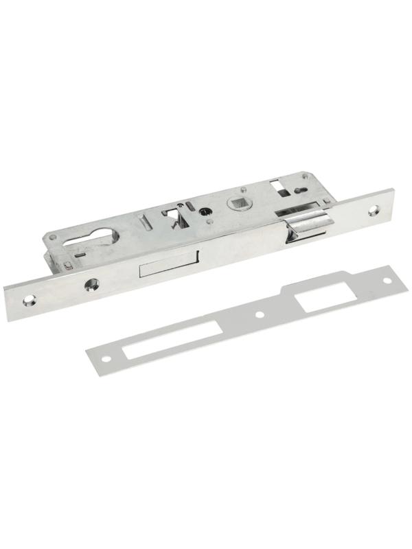 Замок врезной LOCKLAND, узкопрофильный, без ручек, Backset 30 мм, под ц/м, м/о 85 мм