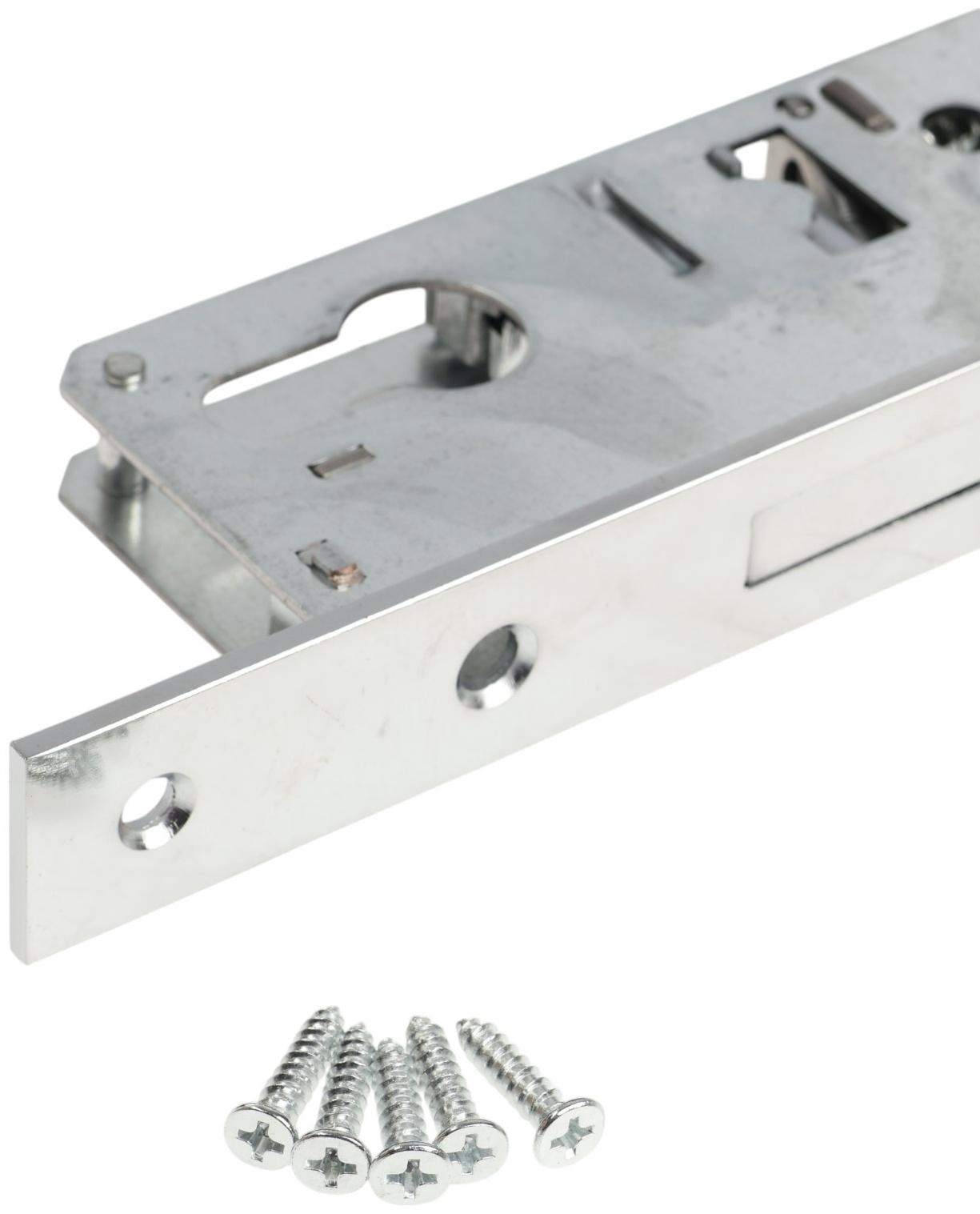 Замок врезной LOCKLAND, узкопрофильный, без ручек, Backset 35 мм, под ц/м, м/о 85 мм