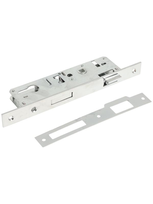 Замок врезной LOCKLAND, узкопрофильный, без ручек, Backset 35 мм, под ц/м, м/о 85 мм