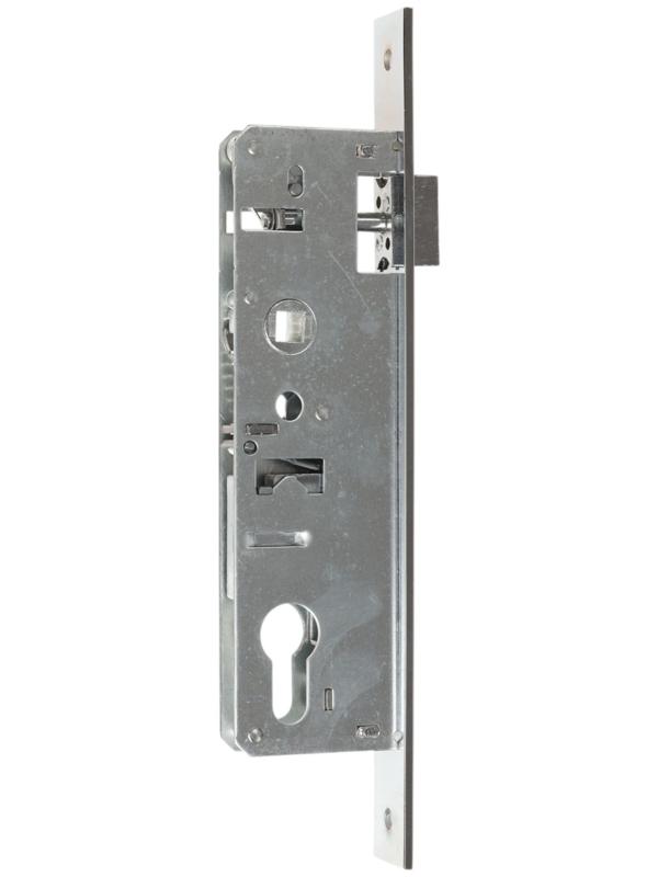 Замок врезной LOCKLAND, узкопрофильный, без ручек, Backset 35 мм, под ц/м, м/о 85 мм