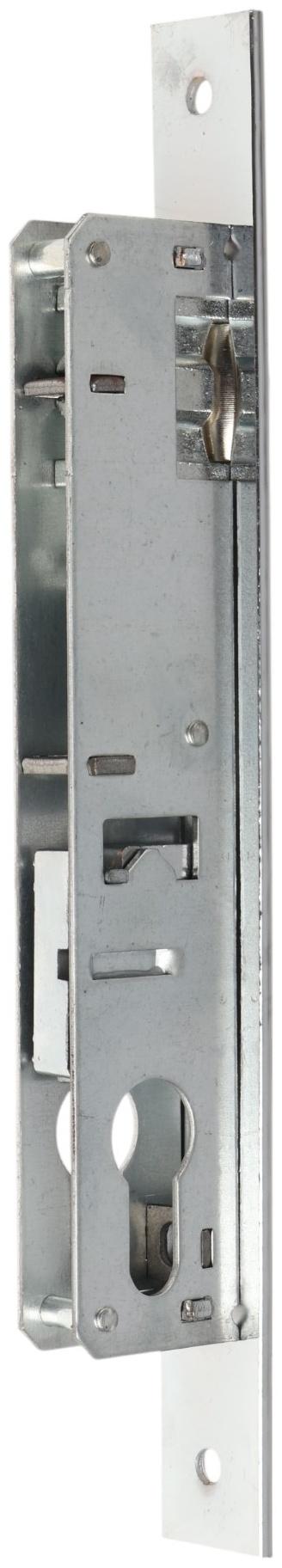 Замок врезной LOCKLAND, узкопрофильный, без ручек, Backset 20 мм, под ц/м, роликовая защелка