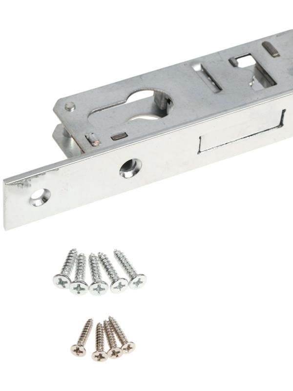 Замок врезной LOCKLAND, узкопрофильный, без ручек, Backset 20 мм, под ц/м, роликовая защелка