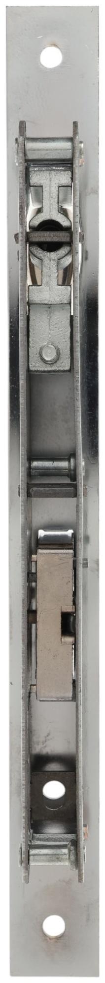 Замок врезной LOCKLAND, узкопрофильный, без ручек, Backset 25 мм, под ц/м, роликовая защелка