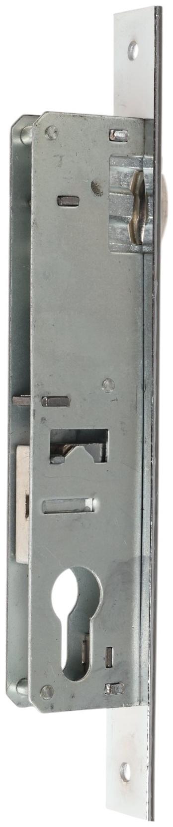 Замок врезной LOCKLAND, узкопрофильный, без ручек, Backset 25 мм, под ц/м, роликовая защелка