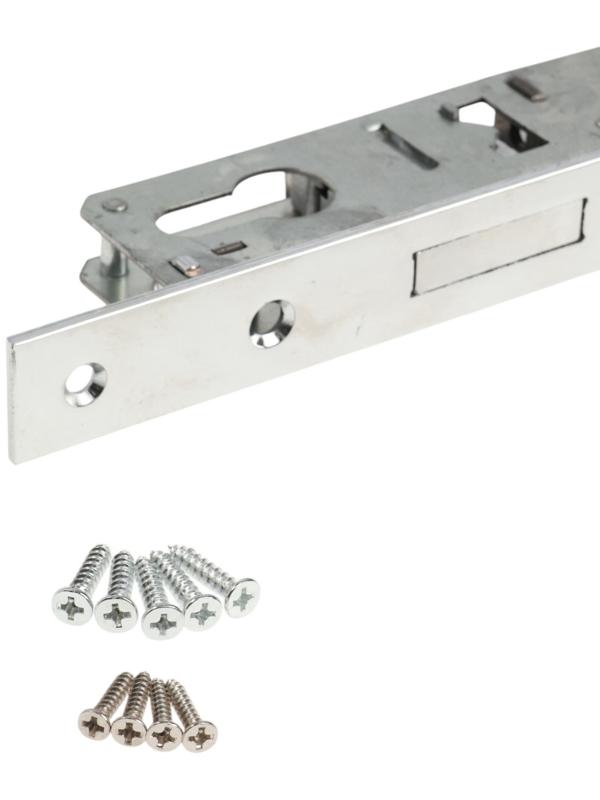 Замок врезной LOCKLAND, узкопрофильный, без ручек, Backset 25 мм, под ц/м, роликовая защелка