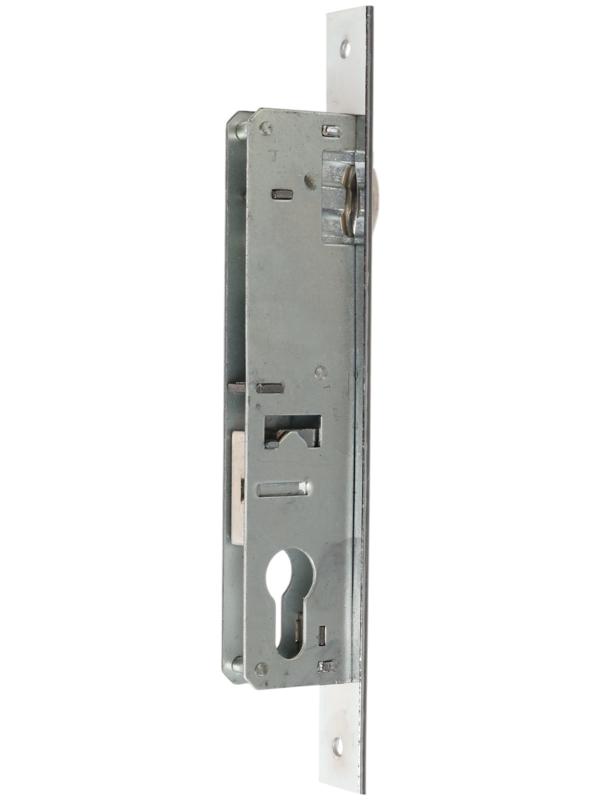 Замок врезной LOCKLAND, узкопрофильный, без ручек, Backset 25 мм, под ц/м, роликовая защелка