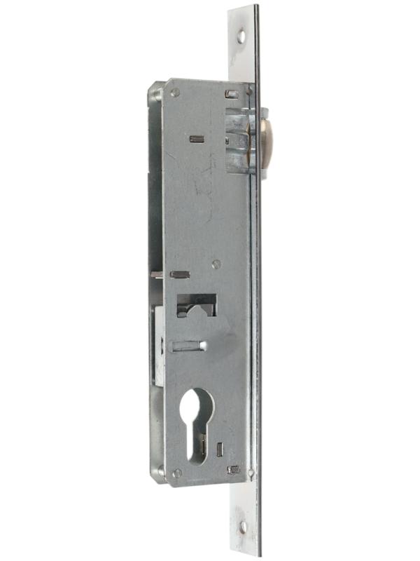 Замок врезной LOCKLAND, узкопрофильный, без ручек, Backset 30 мм, под ц/м, роликовая защелка