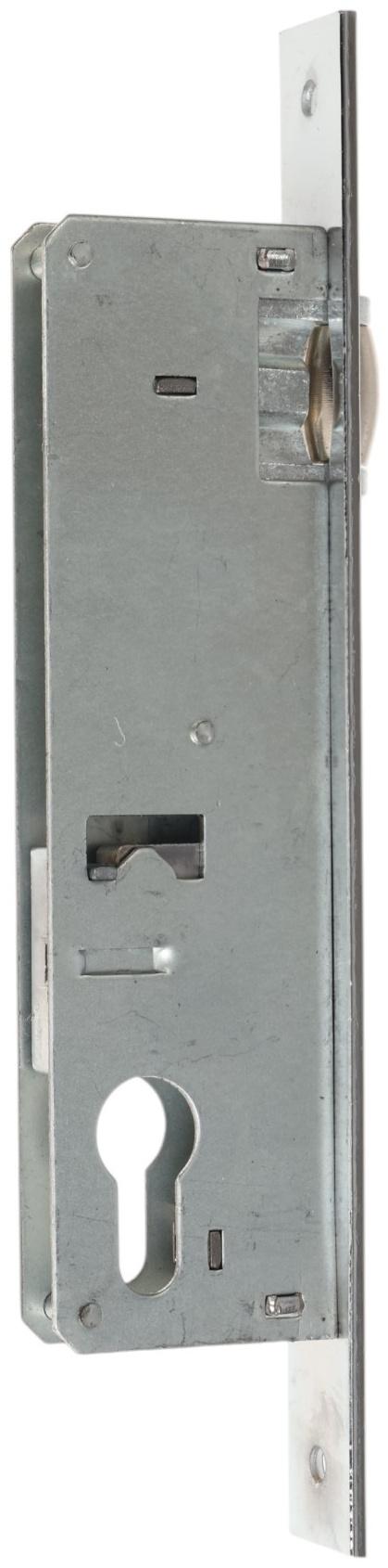 Замок врезной LOCKLAND, узкопрофильный, без ручек, Backset 35 мм, под ц/м, роликовая защелка