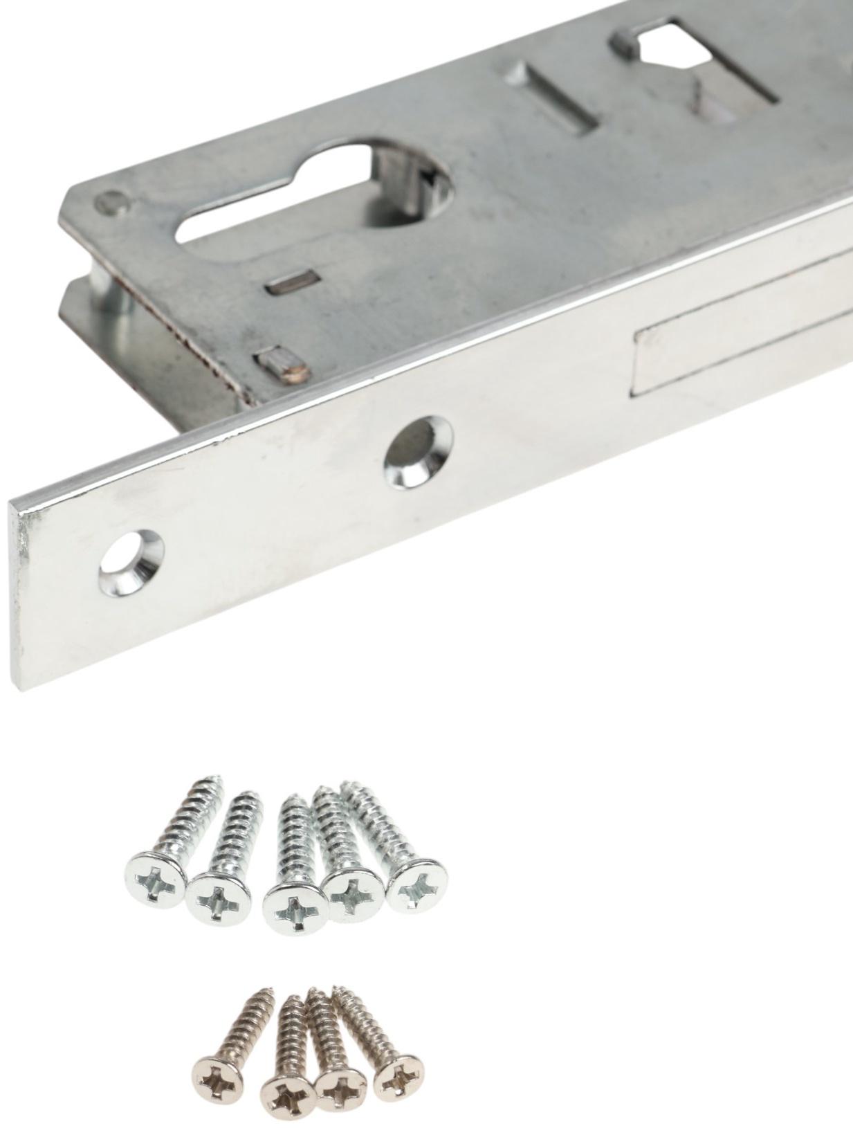 Замок врезной LOCKLAND, узкопрофильный, без ручек, Backset 35 мм, под ц/м, роликовая защелка