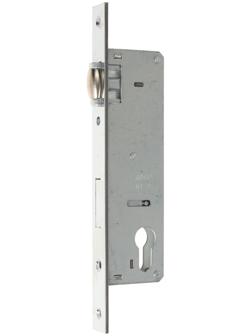 Замок врезной LOCKLAND, узкопрофильный, без ручек, Backset 35 мм, под ц/м, роликовая защелка