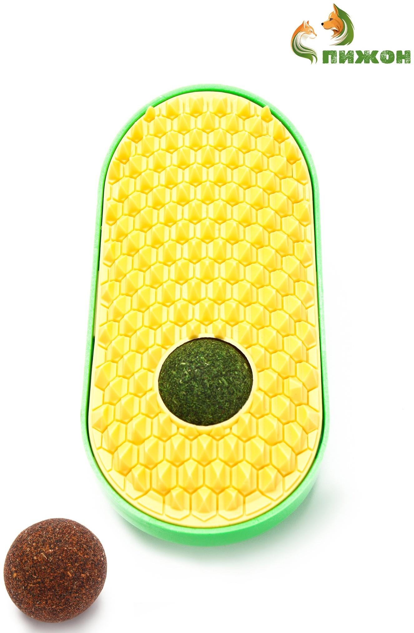 Игрушка-чесалка для кошек с кошачьей мятой и мататаби 13,5 см