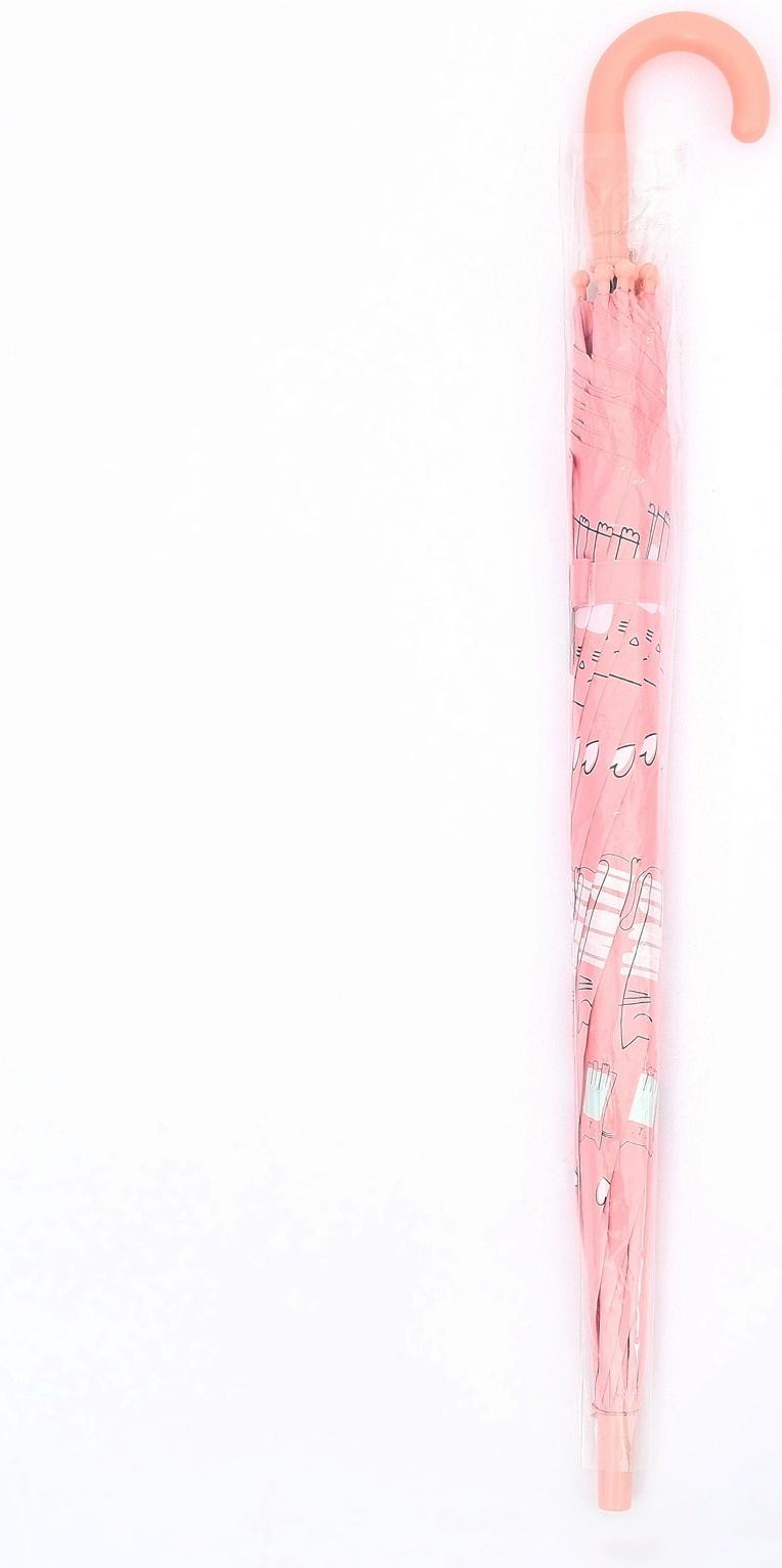 Зонт - трость детский «Мир», полуавтоматический, с проявляющимся рисунком, R=49/55 см, D = 98 см, МИКС