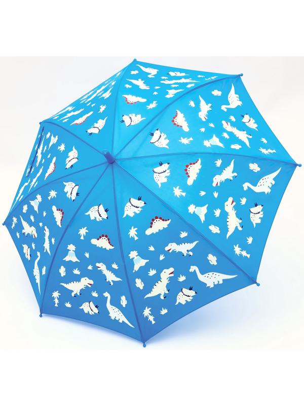 Зонт - трость детский «Мир», полуавтоматический, с проявляющимся рисунком, R=49/55 см, D = 98 см, МИКС