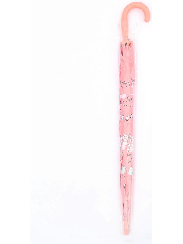 Зонт - трость детский «Мир», полуавтоматический, с проявляющимся рисунком, R=49/55 см, D = 98 см, МИКС