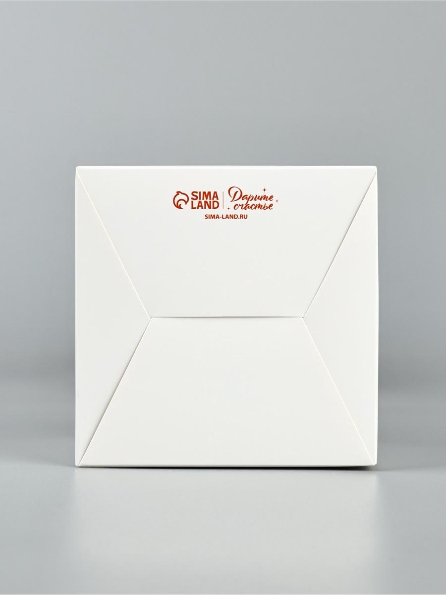 Коробка для цветов складная «С любовью», 10 х 45 х 10 см