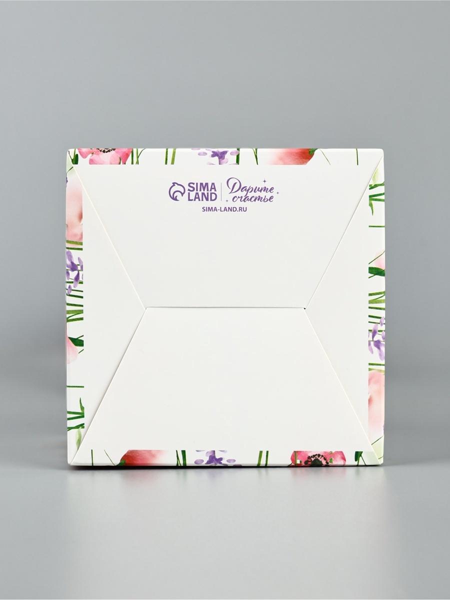 Коробка для цветов складная «Цветы», 10 х 45 х 10 см