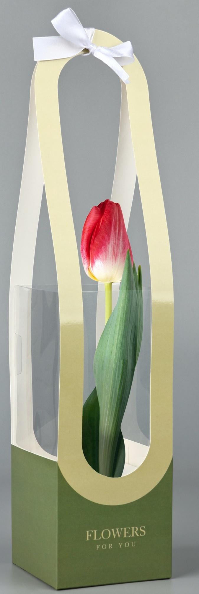 Коробка для цветов складная Flowers for you, 10 х 45 х 10 см