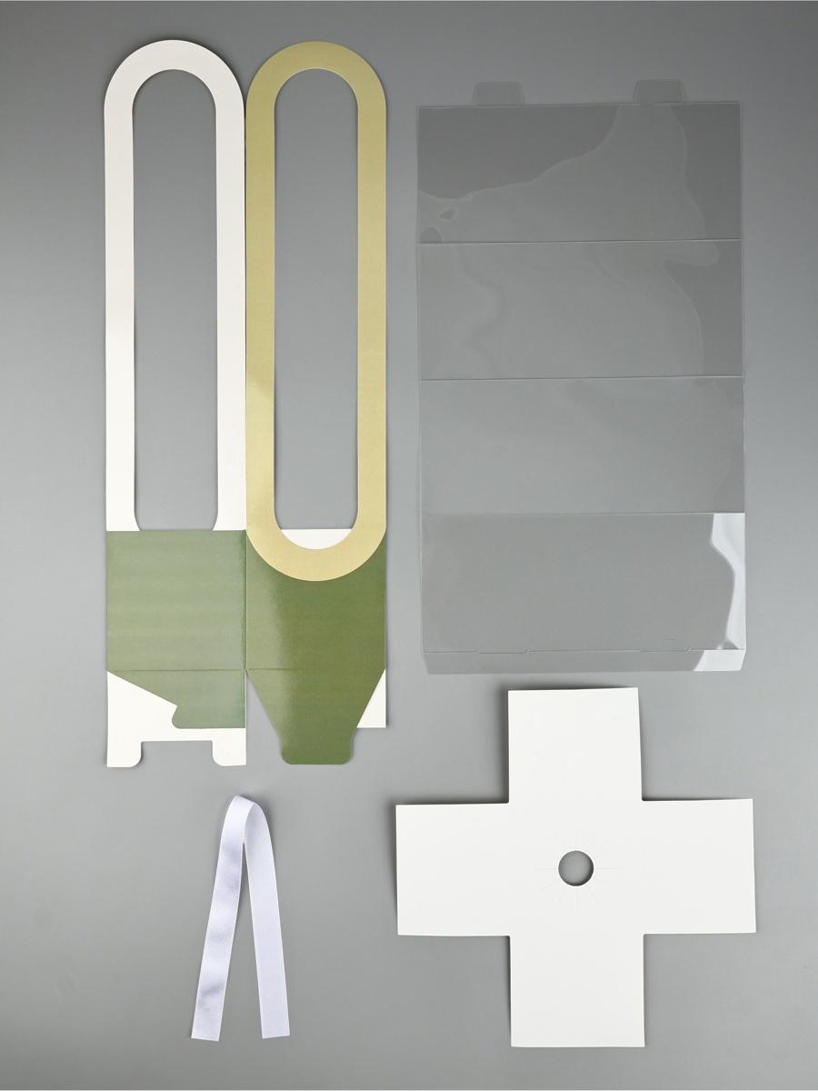 Коробка для цветов складная Flowers for you, 10 х 45 х 10 см