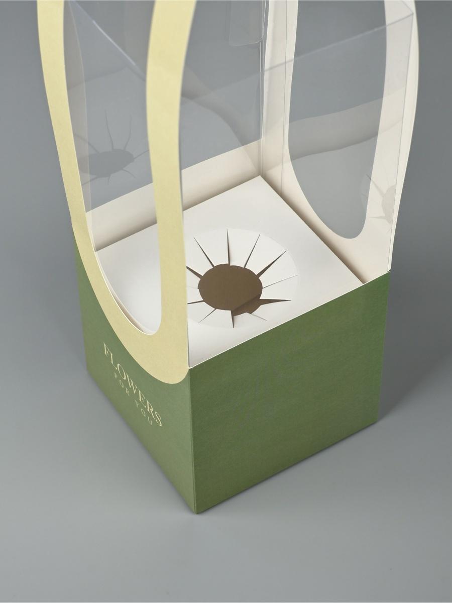 Коробка для цветов складная Flowers for you, 10 х 45 х 10 см