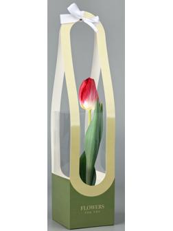 Коробка для цветов складная Flowers for you, 10 х 45 х 10 см