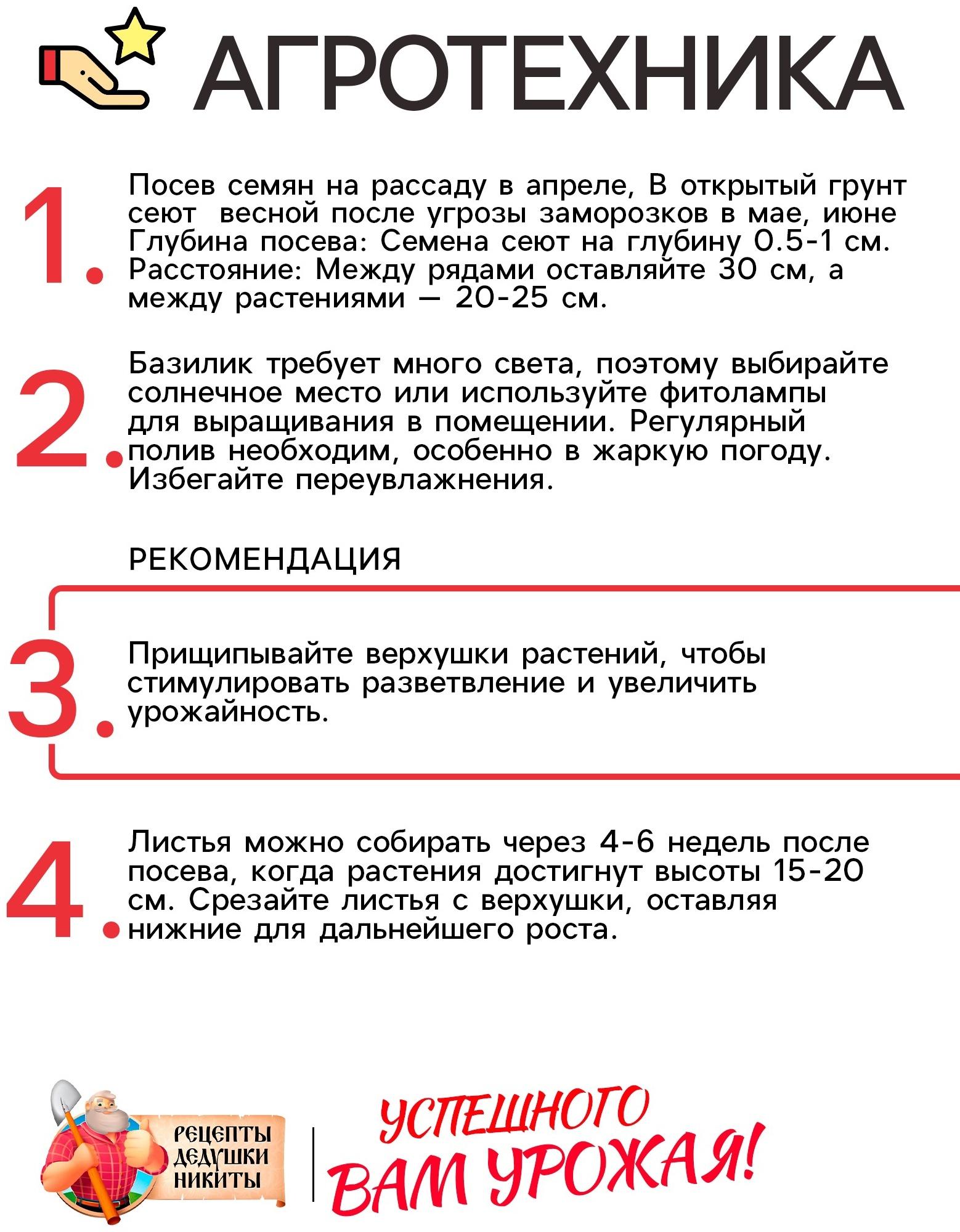 Семена Базилик 