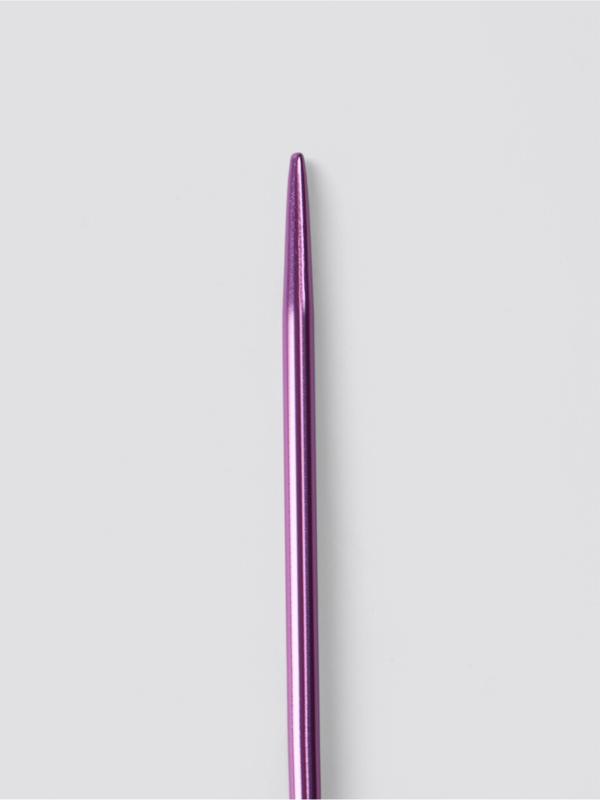Спицы для вязания, чулочные, из алюминия, d=2.5 мм, 15 см, 5 шт., фиолетовые