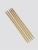 Спицы для вязания, чулочные, из алюминия, d=3 мм, 15 см, 5 шт., цвет золотой