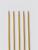 Спицы для вязания, чулочные, из алюминия, d=3 мм, 15 см, 5 шт., цвет золотой
